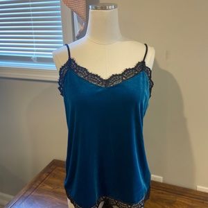 White House Black Market Velvet Camisole